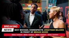 Why Michael Disrespects Jonathan Majors In Front Of Megan Good! #Mediatakeout #MeganGood