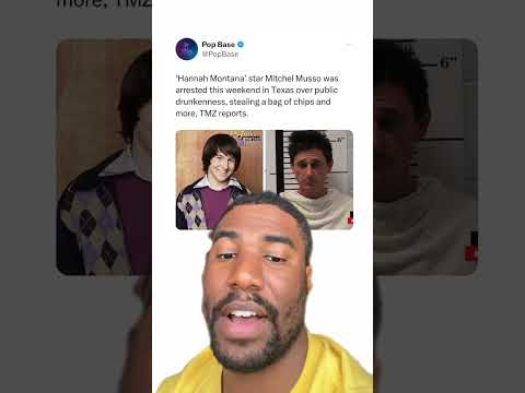 Hannah Montana star ARRESTED? #popculture #disneychannel #celebnews #reaction #react #tmz #news