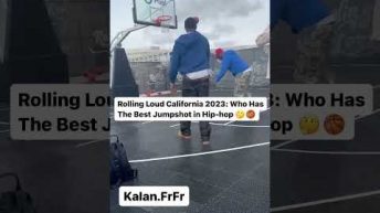 Rolling Loud California 2023: Who has the best jumpshot in hip-hop 🤔🏀