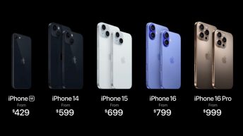 This is the new iPhone lineup following iPhone 16 launch