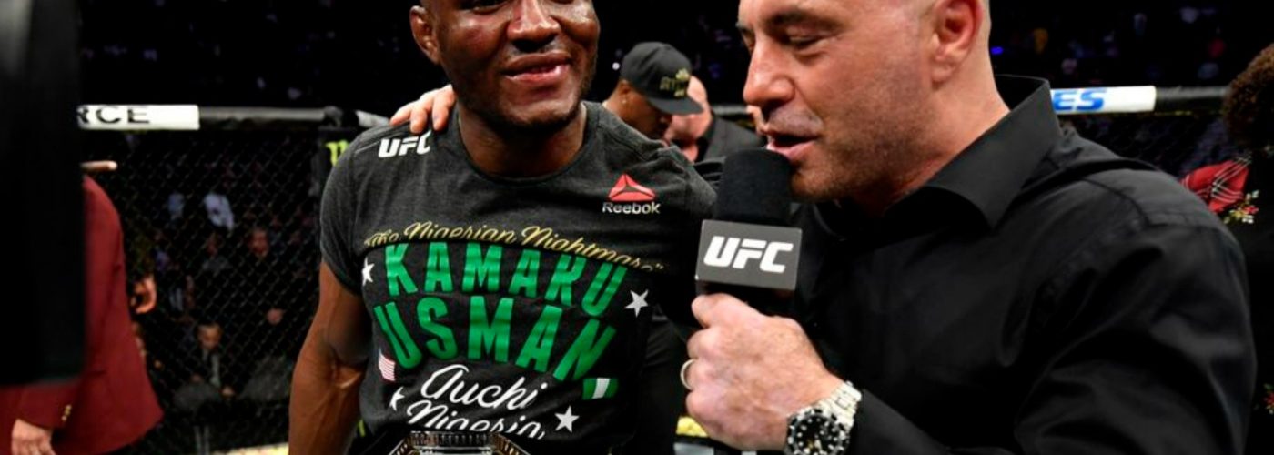 Joe Rogan makes the case for a Kamaru Usman title shot vs. Belal Muhammad: “He earned it!”