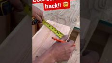 Awesome tape measure hack! #fyp #framing #viral #trending #fypシ ￼