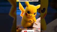 Pikachu built a robot for him #youtubeshorts #trending #pikachu #pokemon #hoathinh #shorts