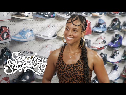 Alicia Keys Goes Sneaker Shopping With Complex