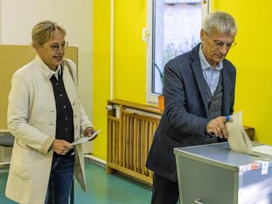 Exit poll gives Scholz’s Social Democrats a slight lead over far right in German state vote